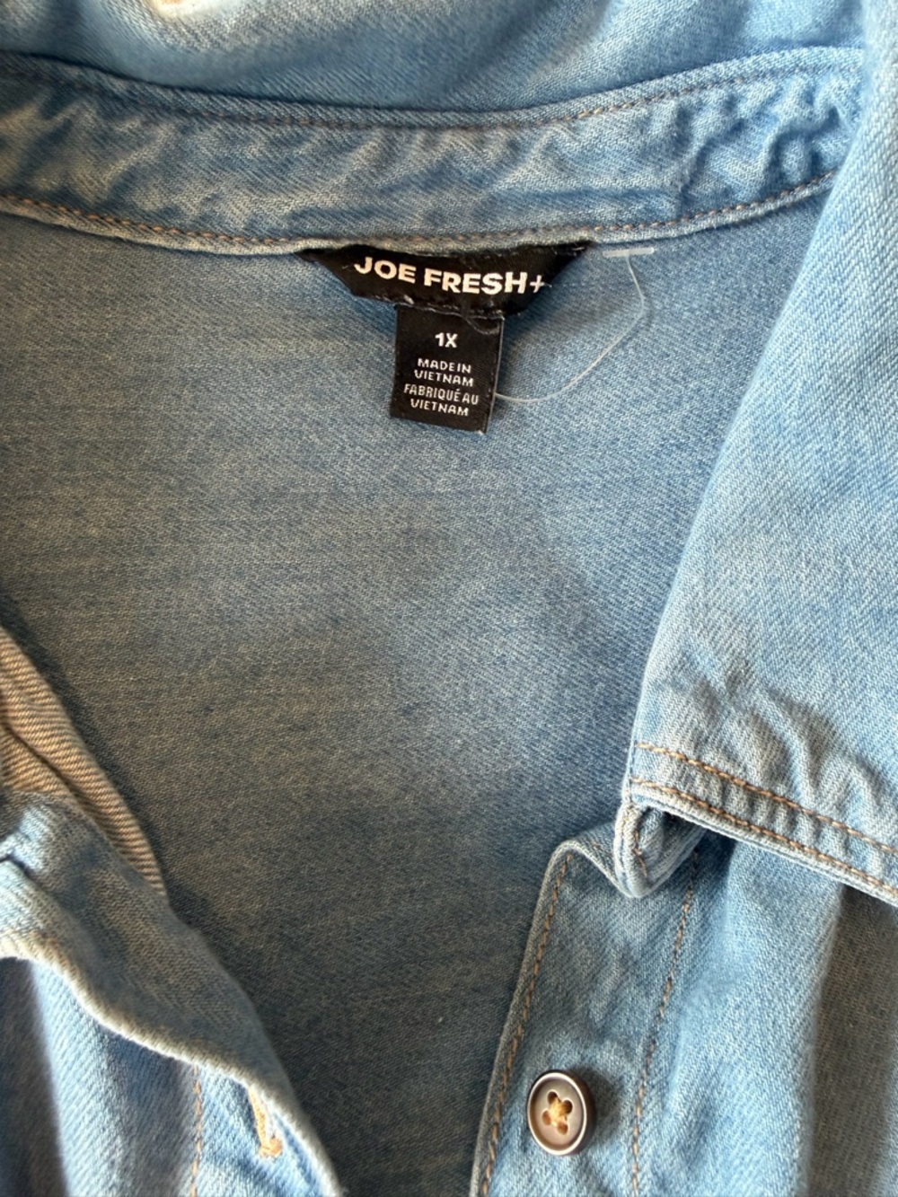Denim Button Up - Picture 4 of 4